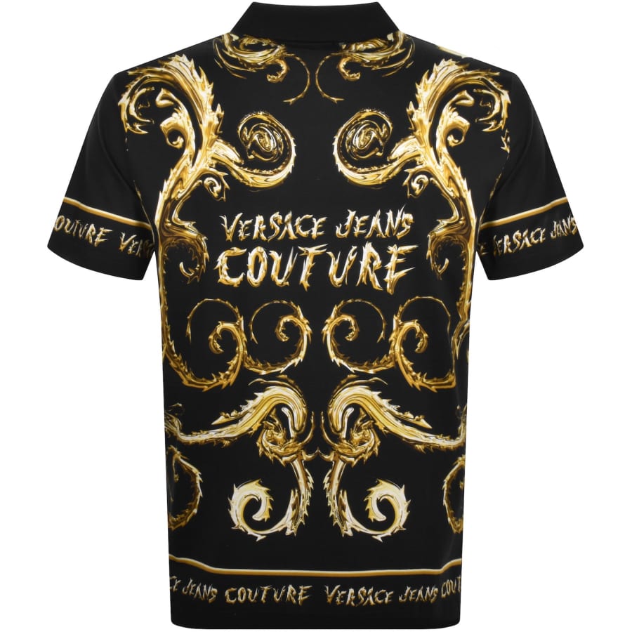 Versace Jeans Couture Polo T Shirt Black